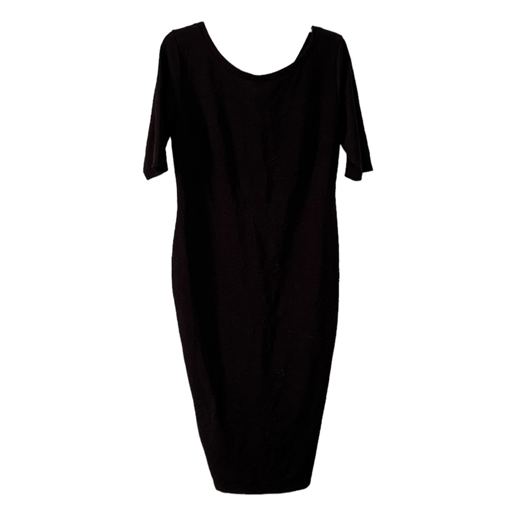 Last Exit Women’s Black Bodycon Dress Sz 3X